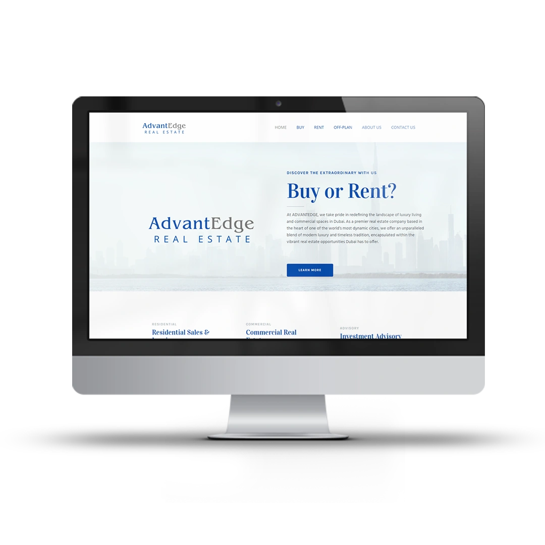 Screen shot of real estate website design and development by emeriosoft