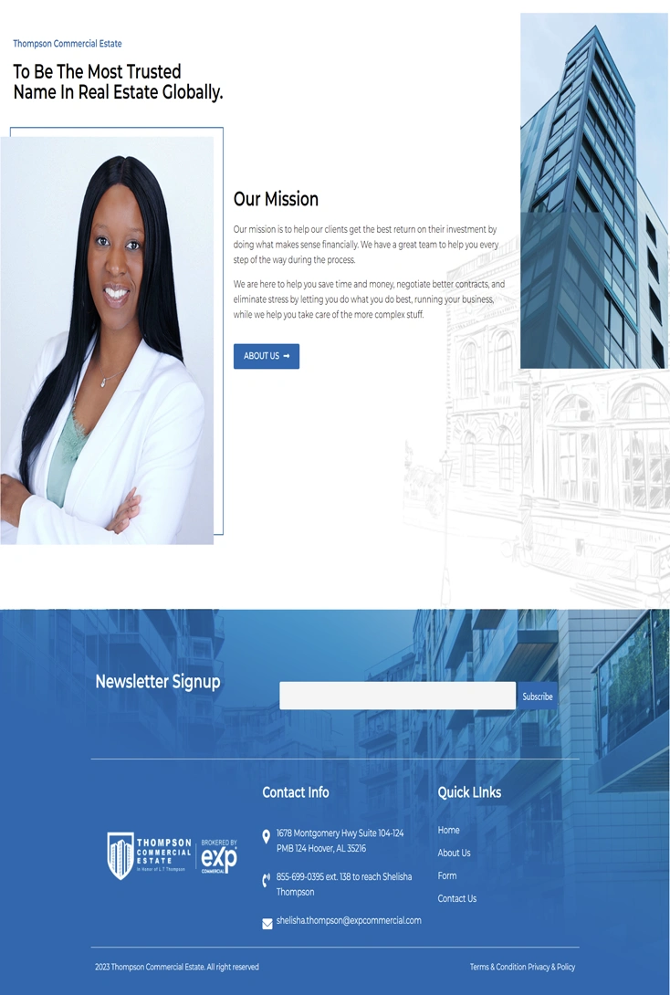 Real estate website design and development services by emeriosoft