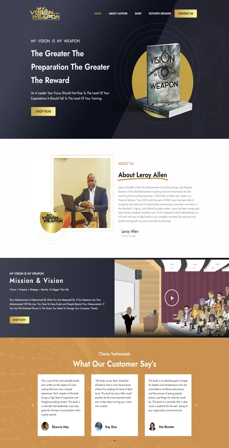 Screen shot of website design and development by emeriosoft